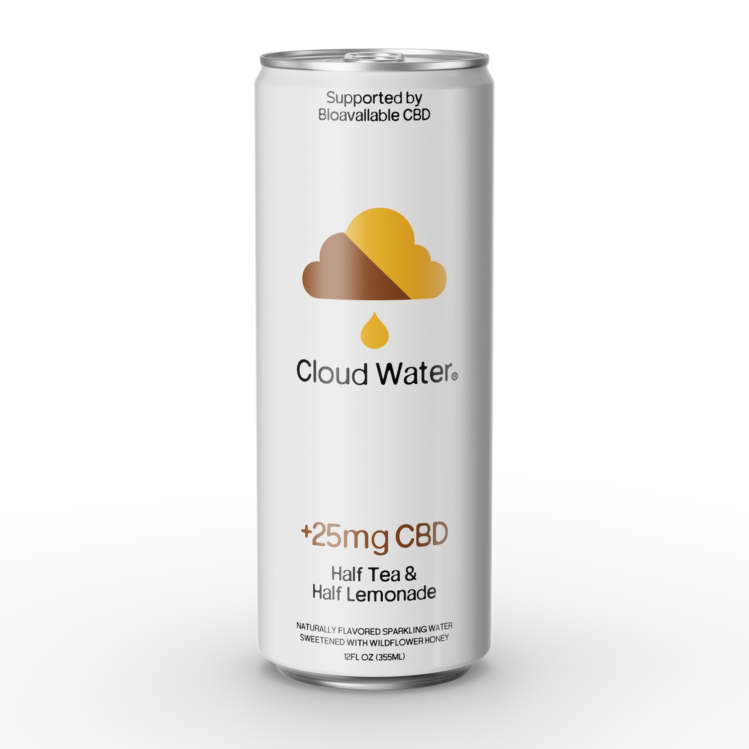 Cloud Water BrandsHalf Tea & Half Lemonade + 25mg CBD (12 pk)
