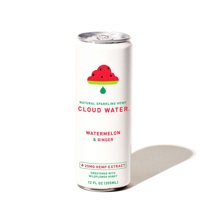 Cloud Water BrandsWatermelon & Ginger + 25mg CBD (12 pk)