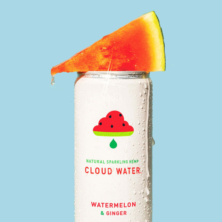 Cloud Water BrandsWatermelon & Ginger + 25mg CBD (12 pk)