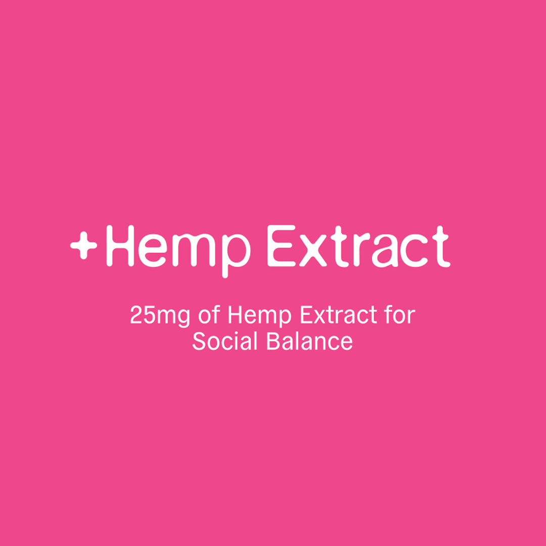 25mg of Hemp extract for social balance