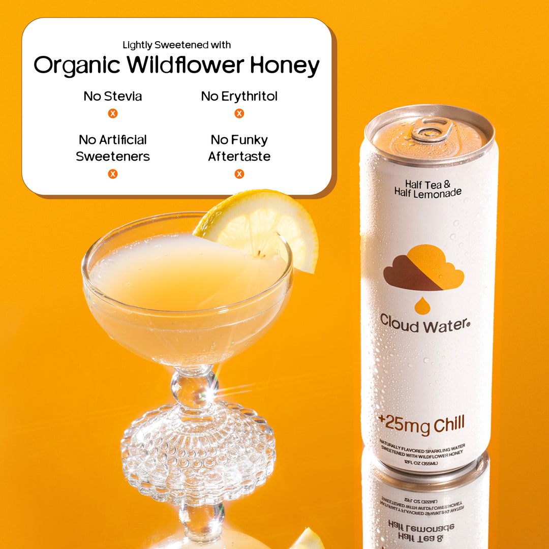 Lightly sweetened with organic wildflower honey