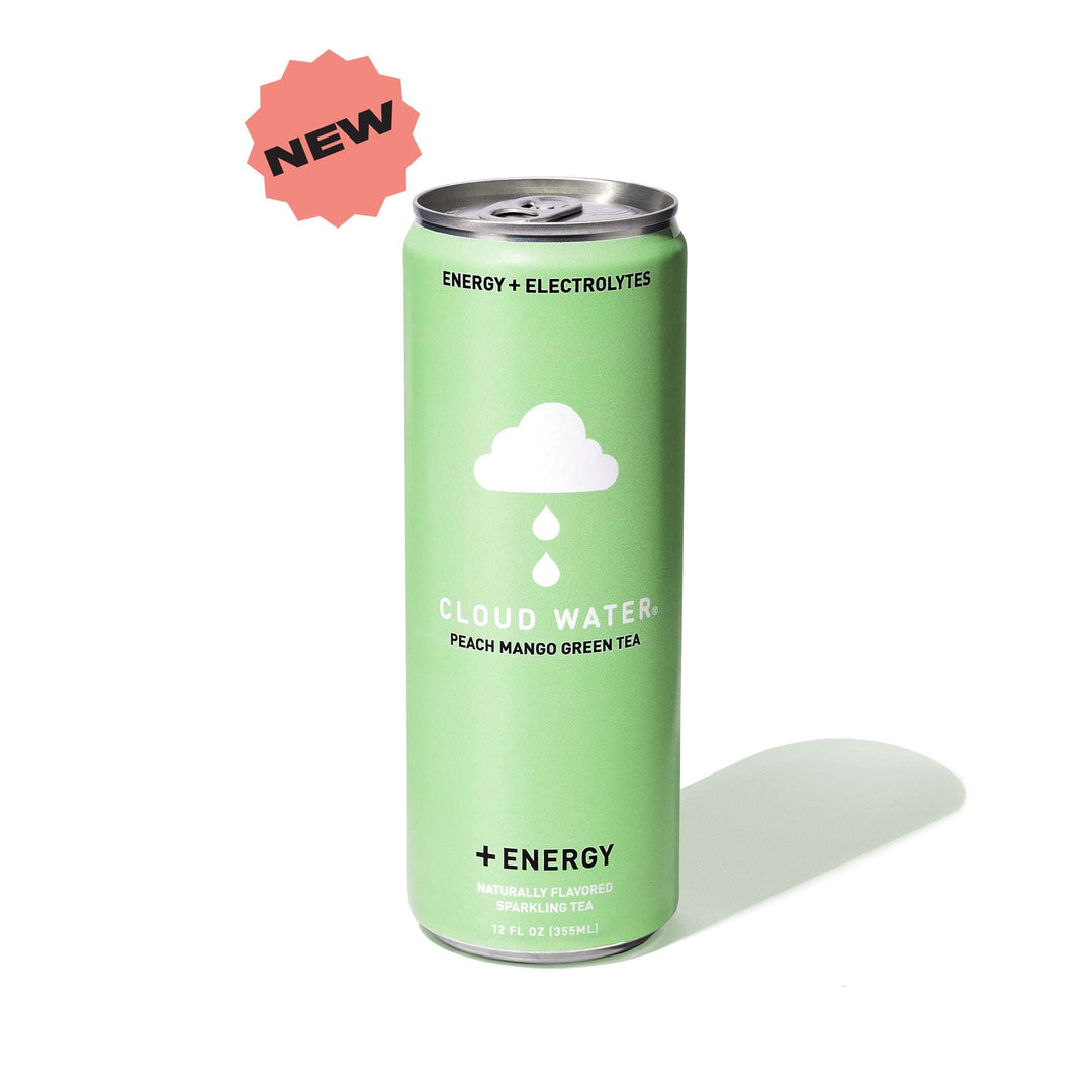 Cloud Water BrandsPeach Mango Green Tea + Energy (12 pk)